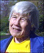 Jenny Wood Allen, Dundee, lief mit 71 ihren ersten Marathon.