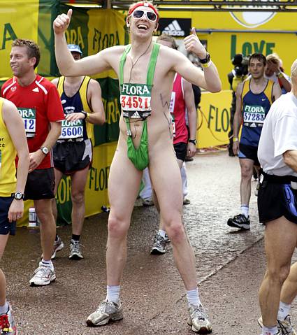 London Marathon 2008 - Borat