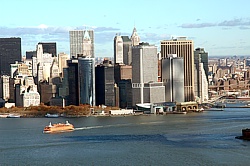 On the waterfront: Financial District at Lower Manhattan