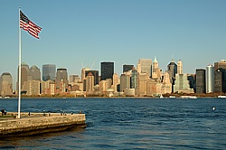 Star spangled: Lower Manhattan skyline