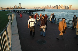 Promenade: Sunset at Liberty Island
