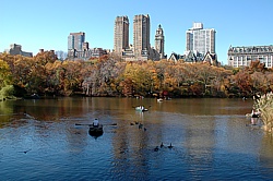 Good address: The doubled Century Appartements dominate Central Park West